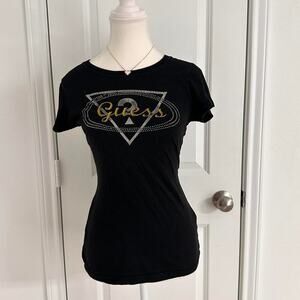 Guess Women’s Size Small Full Length Vintage Fitted Baby Tee